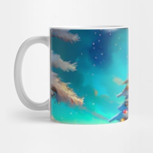 Christmas Tree Scene Mug